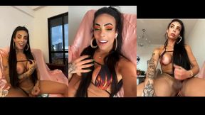 ts vanessa rafaella - masturbation with bikini