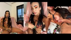 ts vanessa rafaella - masturbation with bikini