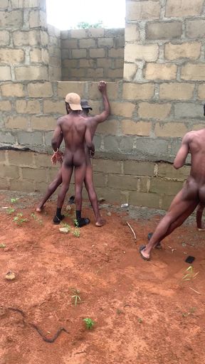 How I was gang bang with my friend behind and uncompleted hosuse