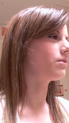 Powerful moment from &quot;Leaving a mess in the kitchen is a good reason to discipline the horrible brunette lesbian roommate&quot;