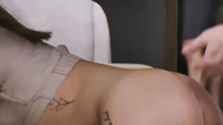 MILF Step-Son's Girlfriend Gets A Huge Facial Load