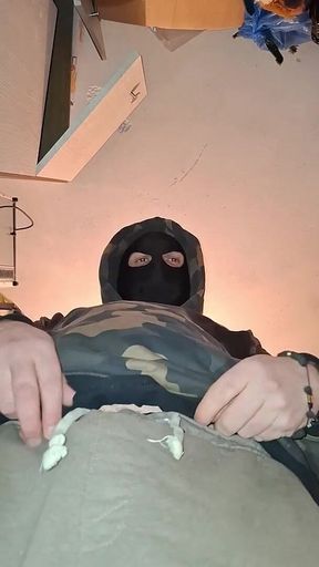 A Man in a Mask and a Cock