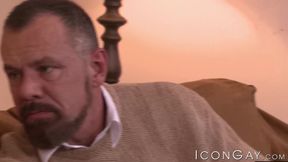 Mature hottie Max Sargent plows my ass hard enough to satisfy me sexually