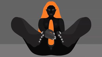 Black Goddess Mantra Riding Dildo Gushing ASMR Worship