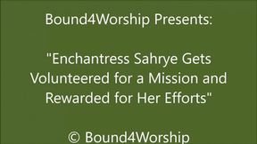 Enchantress Sahrye Gets Foot Worship from a Soldier - SD