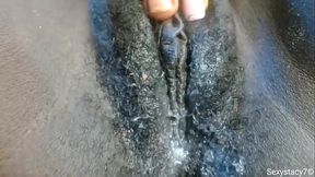 Stacy7's juicy, wet pussy gets pumped and squeezed