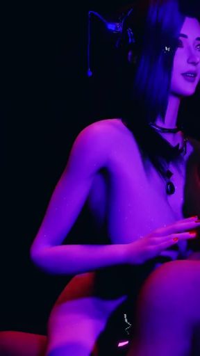 Beauty chick at bar -  3D Hentai 236   Clip 2