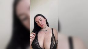 Wicked British teen creams on webcam with filthy whipped cum