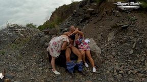 mugur’s lucky accident with fotina & christina santes