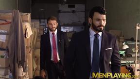 ”Classy stud sucks cock & spreads asscheeks for anal sex”