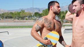 Vadim Black Entices His Straight Friend With His Huge Cock After Skateboarding