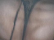 Cogiendo con dos tangas diferentes, ella usa lencería sexy !