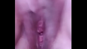 Midsummer Night in the car rubbing her fat loose mature pussy.