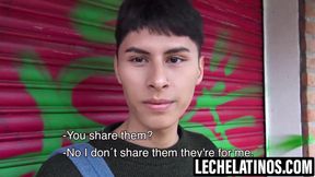 LecheLatinos.com - Damon's sparkly eyes showered with my hot cum