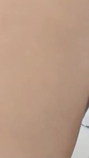 Blonde Latina Trans Vivian Masturbates with a Toy in Her Tight Asshole