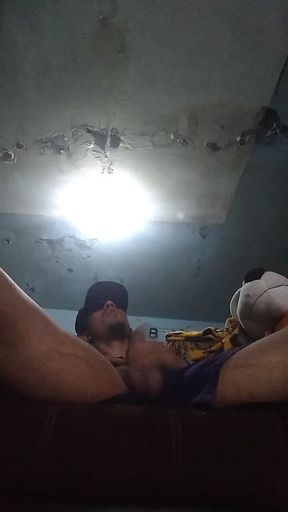 I'm Left Alone Playing with My Erect Cock