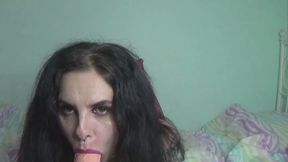 Realistic Dildo Blowjob