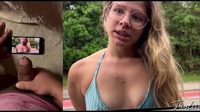 Curvy Latina babe Julia Santos takes a huge cock