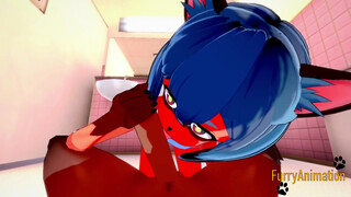 BNA Hentai - Michiru Yiff at Toilet 2/3