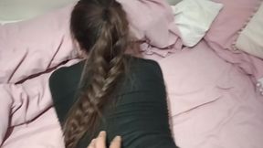 My stepniece likes it to be broken into 4