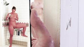 ”Candice gets her asshole cum glazed by her brother”