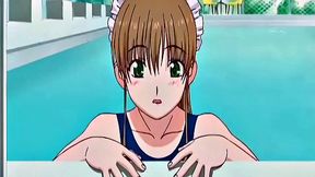 Japanese maid caught masturbating