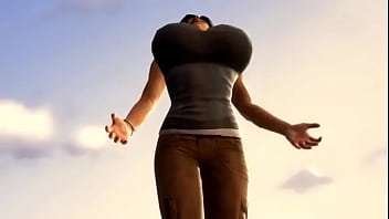 Hot Girl Lara Breast Expansion giantess Growth