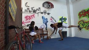 Ebony Goddess Gets Fucked In Her Uniform