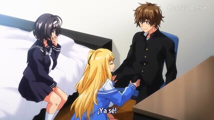 new harem anime (spanish dub)