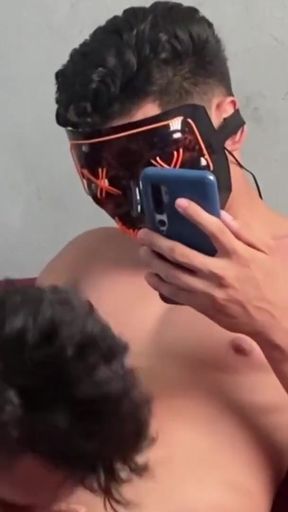 Jaw-dropping moment from &quot;Straight buddy get sucked while watch porn&quot;