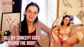 Pinko Uses a Pink Sex Toy to Masturbate Ersties Solo