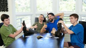 Broke Twinks Jacob King And Texas Twink Bet Everything In A Poker Game With Their Stepdads