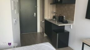 AFTER SEEING MY NEIGHBOR IN THE LAUNDRY ROOM I WENT TO HER APARTMENT TO EAT HER PUSSY