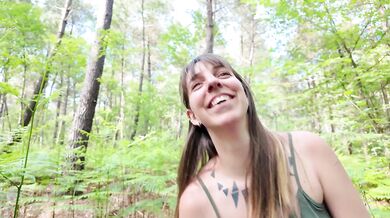 Hiking with my father in law and my brother in law, I suck both of them at the same time