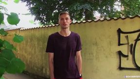 CZECH HUNTER 454 - Handsome Euro Straight Dude Sucks & Fucks A Fat Cock