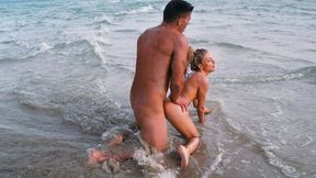Gorgeous skinny blonde Cayenne Klein fucks with a huge penis