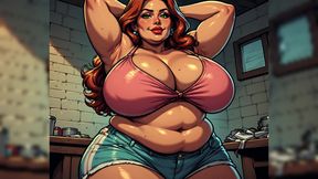 BBW Chubby Babe Art