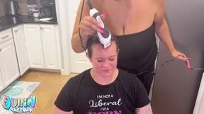 Shaving Quinn’s Head
