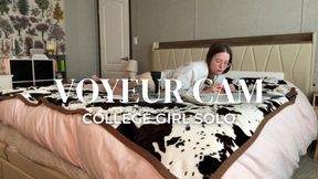 College girl voyeur solo