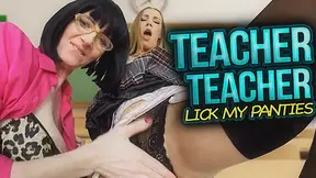 Alexis Crystal & Naughty Julia in Teacher, Teacher Lick My Panties with Alexis Crystal - FFStockings