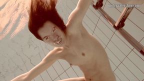 Gazel Podvodkova's stunning nude underwater scene