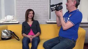 Brunette Teen Gets Ravaged At Casting