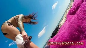 Double slave bondage Excited young tourists Felicity Feline and Jade