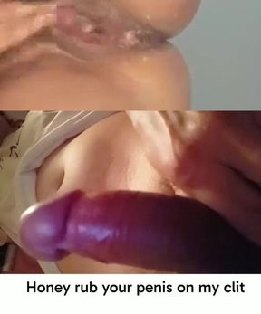 Big clit indian rubbing her clit after watching my big dick on video call