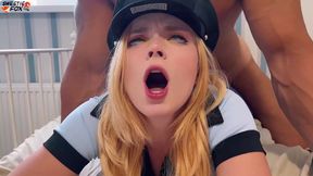 Sexy Girl Arranged Surprise and Sat on My Face in Police Suit