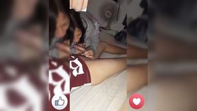 Slurping Down My Boy′s Juice While We′re Bored During Lockdown