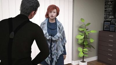 Watch as the Mistress dominates the Butler with her big tits and tight ass in DUSKLIGHT MANOR #04