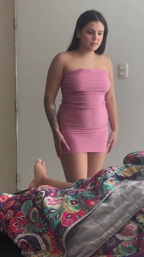 how I love to play this role with Melanie Caceres' whore - Porn in Spanish   Clip 2