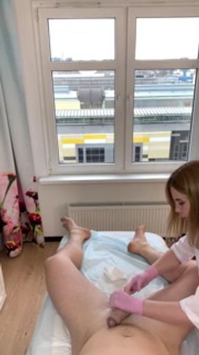 POV Men's depilation through the eyes of a client!