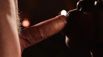 Ebony Seducing neighbor on Valentine s Day